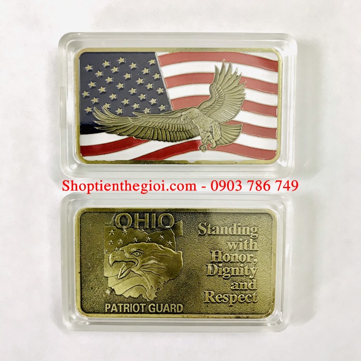 Medal Hình Đại Bàng và Cờ Mỹ  -  SP005208